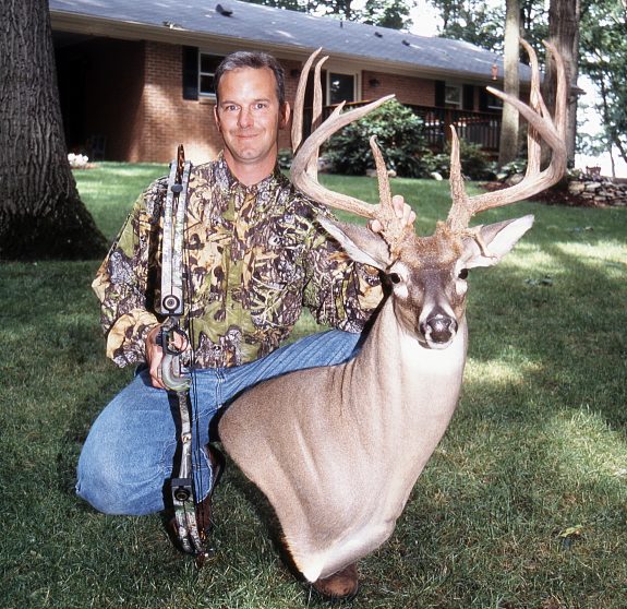 Jeff Harrison is a city-deer specialist and the size of the buck is typical of what suburbia can hold.