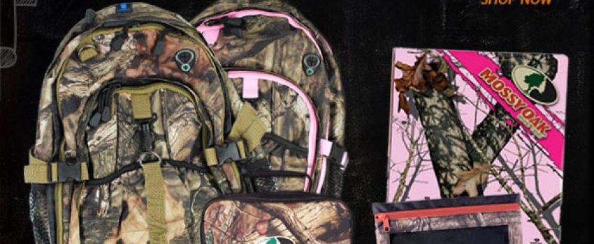 Camouflage turnes school supplies into gear.  Here's what the cool kids will be using.