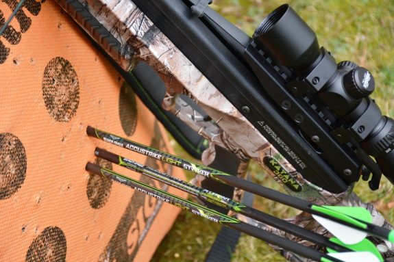 The Stryker Katana shot a one-inch group at 40 yards right out of the box.