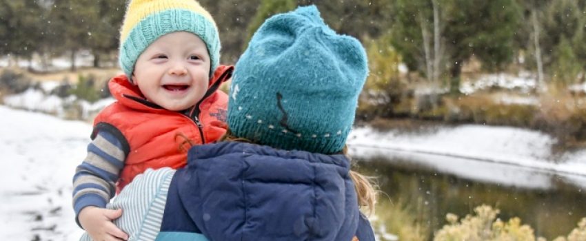 Here's how to dress your little on for the cold.