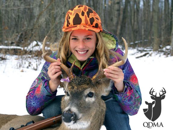 Brandy LaFountain mentored Charity Ingleright for two years during Michigan’s youth hunt weekends and during firearm seasons and said, “We have a lot of fun in the blind, and I’m not sure which of us benefits more from our time together.”