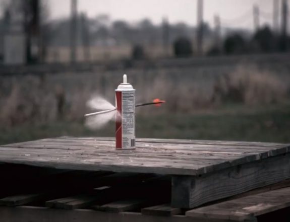 Speedy arrows in slow motion