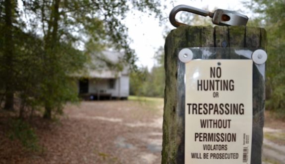 Here are four tips to help stop trespassers.