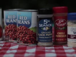 Deer Chili Ingredients, Tomatoes, Chili Spices