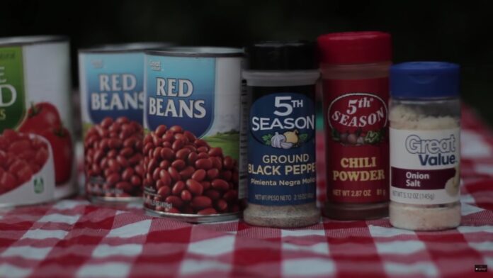 Deer Chili Ingredients, Tomatoes, Chili Spices