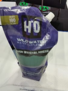 H2O water soluble minerals insure that deer benefit from the minerals. 
