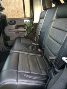 Katzkin leather rear seats