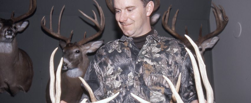 Antlers like these aren't uncommon on urban whitetails.