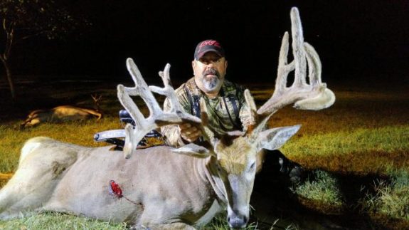 Check out this monster early season whitetail in full velvet.