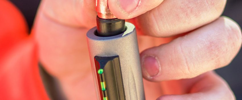 Federal's New Trophy Copper Muzzleloader Bullet  loads easily and requires no sabot.