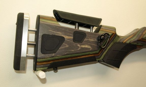 Boyd's At-One stock adjust for length-of-pull and comb height with the push of a button.