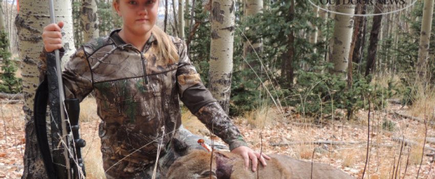 Alyssa Caldwell was elk hunting with her father and  felt that she was being watched.