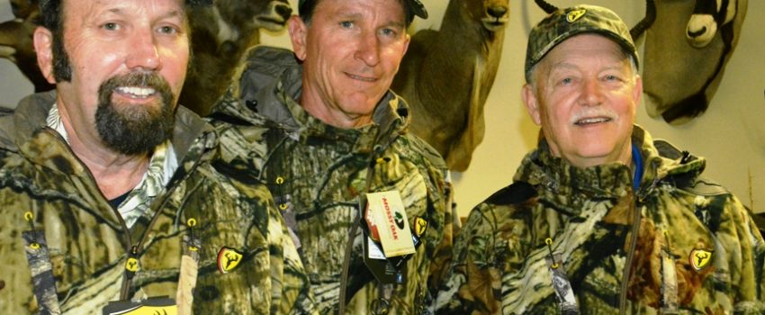 Don Wilson, Ed Beachley, and the author used ScentBlocker gear exclusively on their safari.