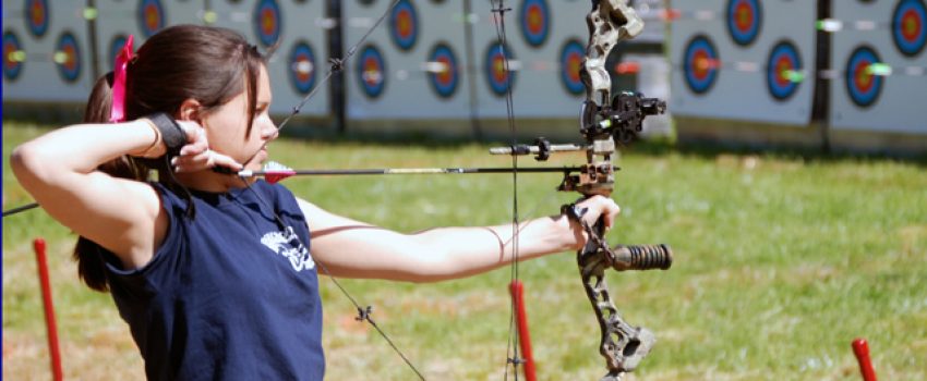Teenagers are finding archery an exciting and sometimes competitive sport.