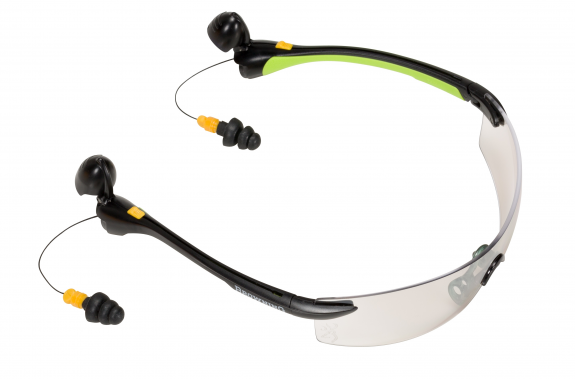 Glasses with Ear Plugs
