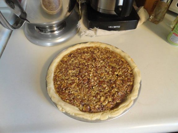Hickory nuts can be used in a variety of recipes.  I recently made this hickory nut pie.
