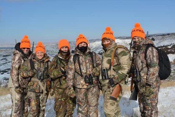 A group of women hunters recently braved the frigid South Dakota temperatures, snow, and wind recently. Here's how they stayed warm.