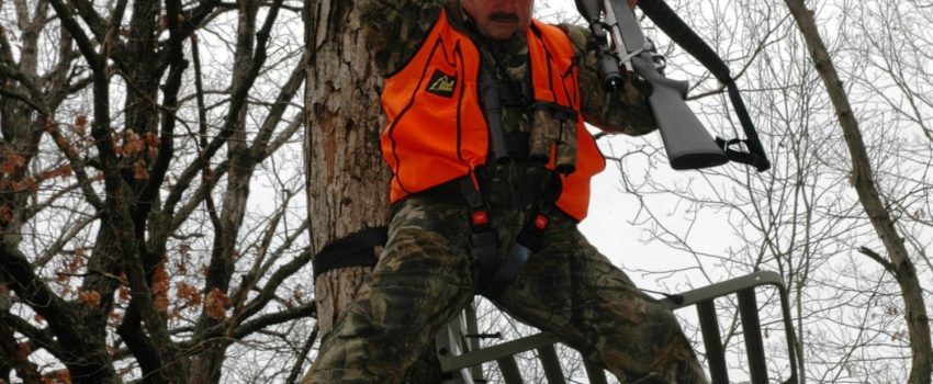 A safety harness is absolutely essential to safe hunting.