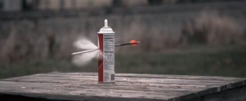 Speedy arrows in slow motion